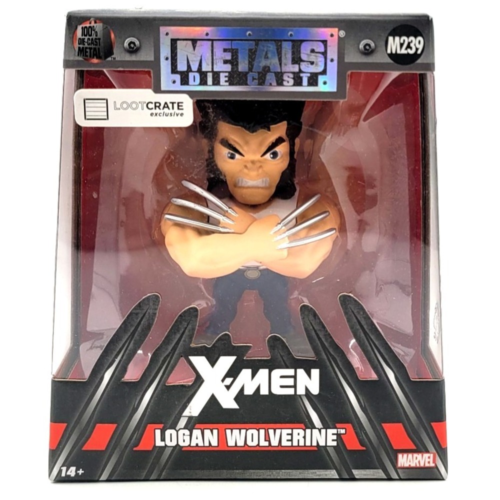 X-Men Logan Wolverine‎ LOOTCRATE Metals Die Cast M239 MARVEL Toys FACTORY SEALED